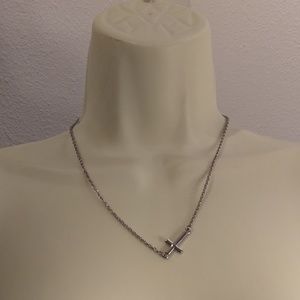 Silver Cross Necklace